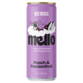 Brewdog Mello Peach & Passionfruit 0% Alcohol Free Beer