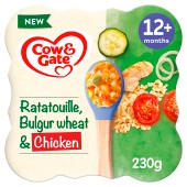 Cow & Gate Ratatouille, Bulgur Wheat & Chicken 12 Months +