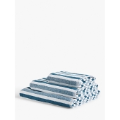 AD Classic Stripe Hand Towel Bluestone