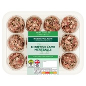 Waitrose 12 British Lamb Meatballs