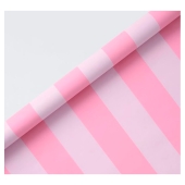 Mid Pink Wide Stripe 3M Gift Wrap