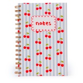 Fenella Smith Wire Bound Notebook, Cherry Land