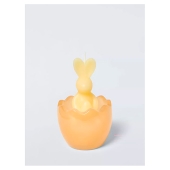 Bunny in Glass Egg Candle