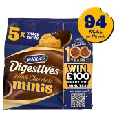 McVitie's Digestives Milk Chocolate Minis Snack Packs