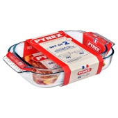 Pyrex Roasters Set of 2 35cm/39cm