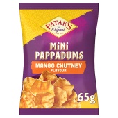 Patak's Mini Pappadum Mango Chutney Flavour
