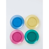 John Lewis Coloured Dinner Plate, 4 Pack