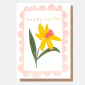 Daffodil, Happy Easter Card