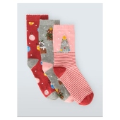 Christmas Cat Socks 3PK