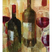 Red Wine Bottles And Glasses