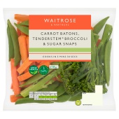 Waitrose Carrot Batons, Tenderstem Broccoli Tips and Sugar Snaps