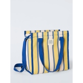 John Lewis Stripe Lunch Bag 8L Yellow