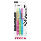 Z-Grip Ballpoint 1.0 Soft Touch Rainbow 3Pk