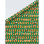 Gingerbead Man Extra Wide Roll Wrap