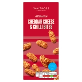 Waitrose All Butter Cheddar Cheese & Chilli Bites
