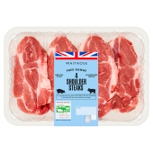 4 British Free Range Pork Shoulder Steaks