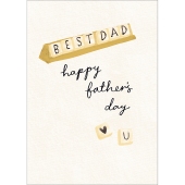 Scrabble Father's Day Card