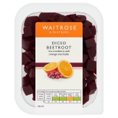 Waitrose Orange & Cranberry Diced Beetroot