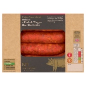 No.1 BBQ British Pork & Wagyu Beef Hot Links Sausages
