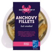 Seafood & Eat It Hot Smoked Anchovy Fillets