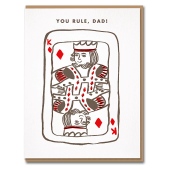 King Of Diamonds Father's Day Card