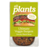all plants Smoky Black Bean Veggie Burger