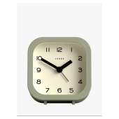 Jones Clocks Bob Analogue Alarm Clock, Green