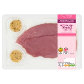 Waitrose British Veal Escalope with Herb Butter
