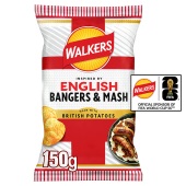 Walkers Bangers & Mash Crisps