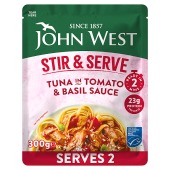John West Stir & Serve Tuna in Tomato & Basil 300g