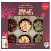 Waitrose Mini Christmas Cupcakes