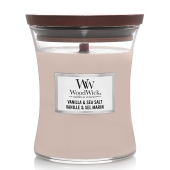 WoodWick Vanilla & Sea Salt Medium Hourglass Scented Candle