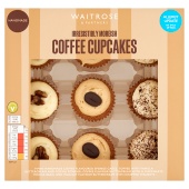 Waitrose 9 Mini Coffee Cupcakes