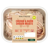 Waitrose Cheddar & Bacon Chicken Breasts