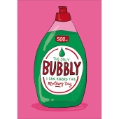 Washing Up Liquid Bottle Mother's Day Card