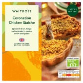 Waitrose Coronation Chicken Quiche