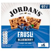 Jordans Frusli Blueberry Bar 6x25g