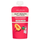 Gut Health Peach & Raspberry Kefir Yogurt