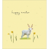 Lamb, Happy Easter Card