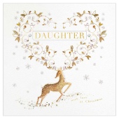 Embroidered Deer Foliage