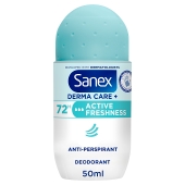 Sanex Derma Care+ Active Fresh 72-Hour Roll-On Deodorant