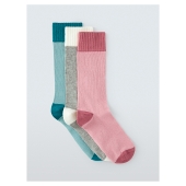 DEEP WELT ANKLE HIGH SOCKS 3 PK