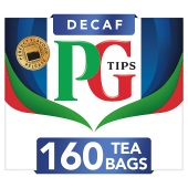 PG Tips Decaf Tea Bags 160s