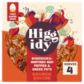 Higgidy Shakshuka-Inspired Red Pepper & Greek Feta Quiche