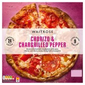 Waitrose Stonebaked Chorizo and Chargrilled Pepper Pizza