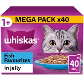 Whiskas 1+ Fish Favourites in Jelly