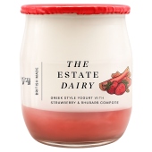 The Estate Dairy Greek Style Yogurt Strawberry Rhubarb