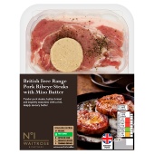 No.1 Free Range Pork Ribeye Steaks & Miso Butter