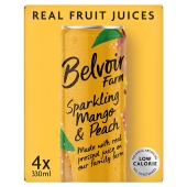 Belvoir Farm Sparkling Mango & Peach