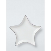 Silver Rim Star Dish